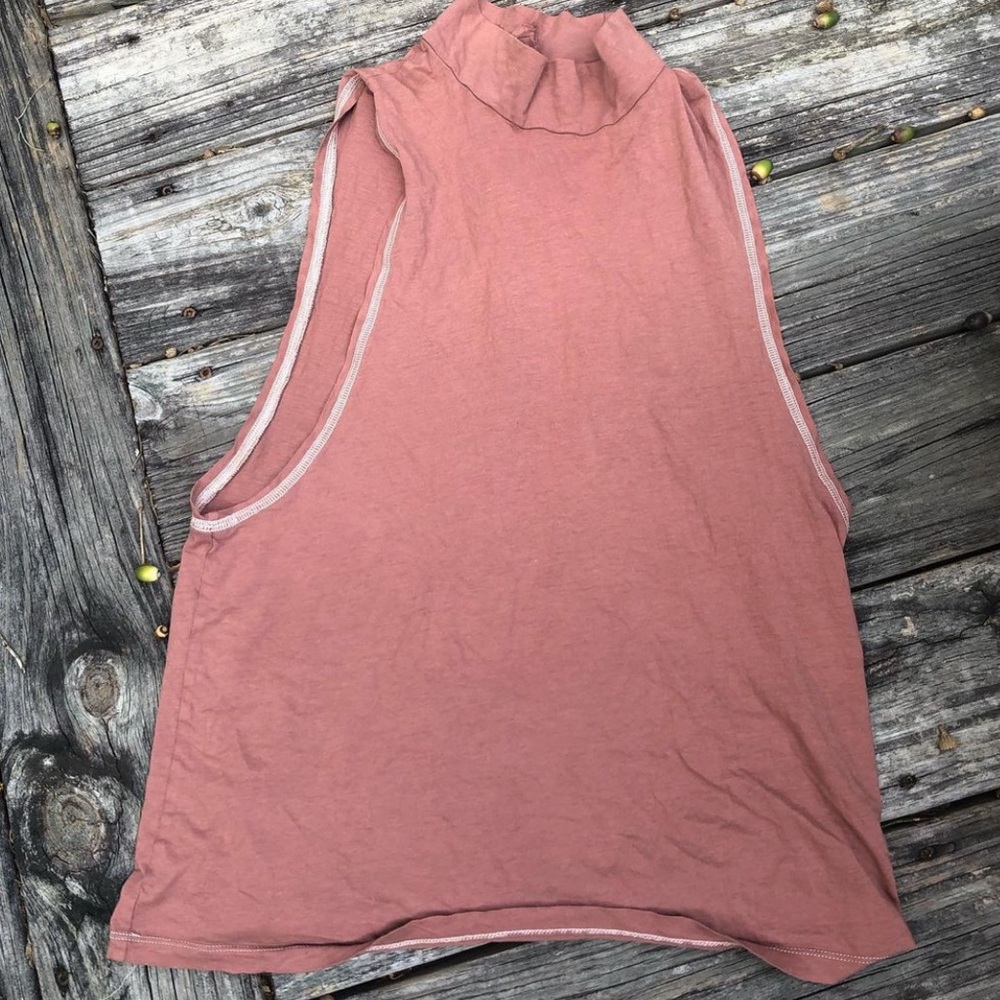 Acacia Mock Neck Tank